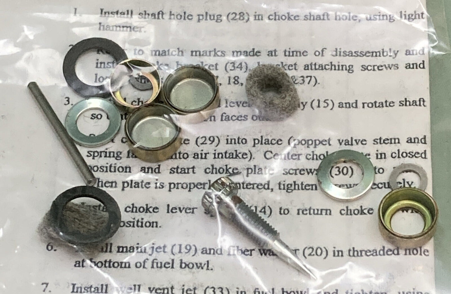 NEW GENUINE ZENITH FUEL SYSTEMS ZENITH K2127 CARBURETOR REBUILD KIT
