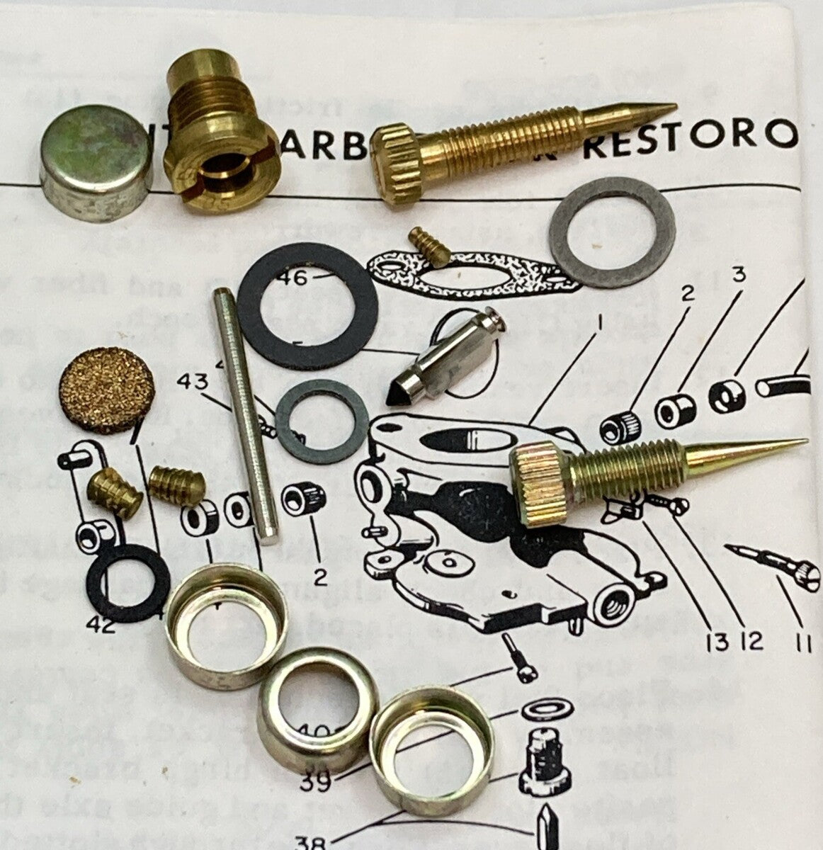 NEW GENUINE ZENITH FUEL SYSTEMS K2061A CARBURETOR KIT