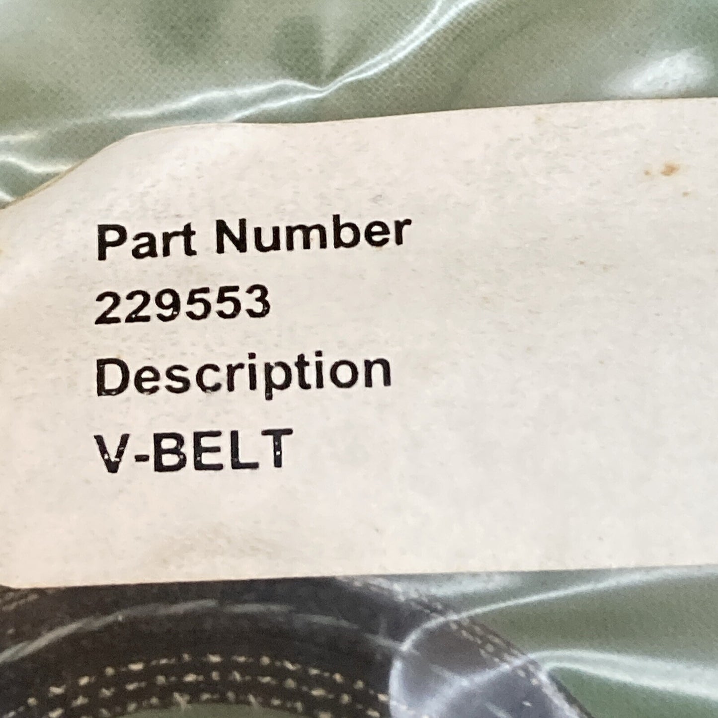 NEW REPLACES KOHLER 229553 V-BELT - B