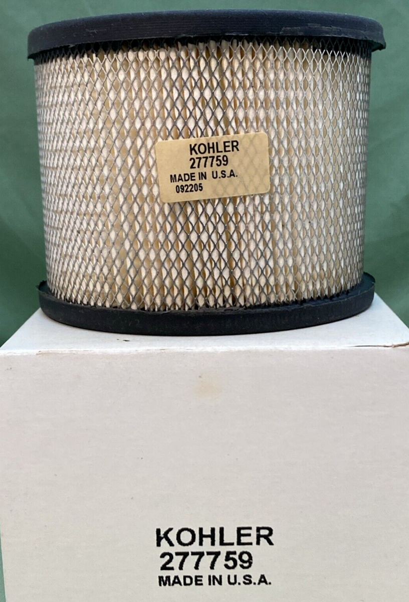 NEW GENUINE KOHLER 277759 ELEMENT, AIR CLEANER