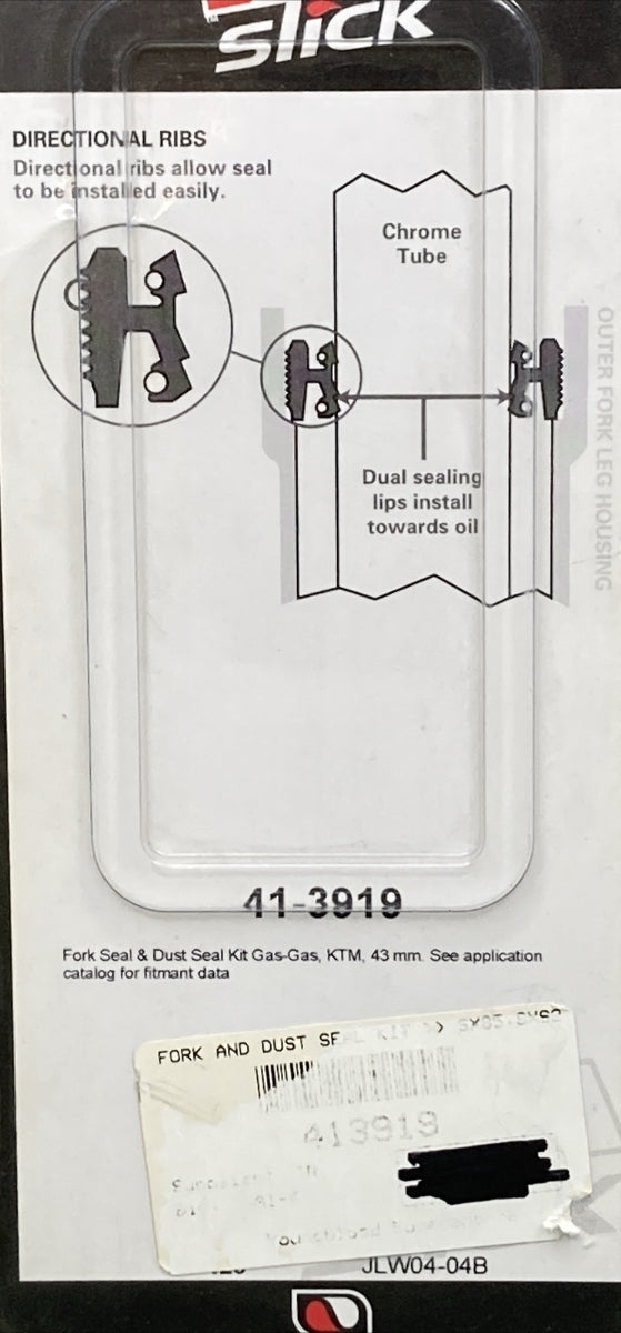 NEW MSR 41-3919 FORK AND DUST SEAL KIT