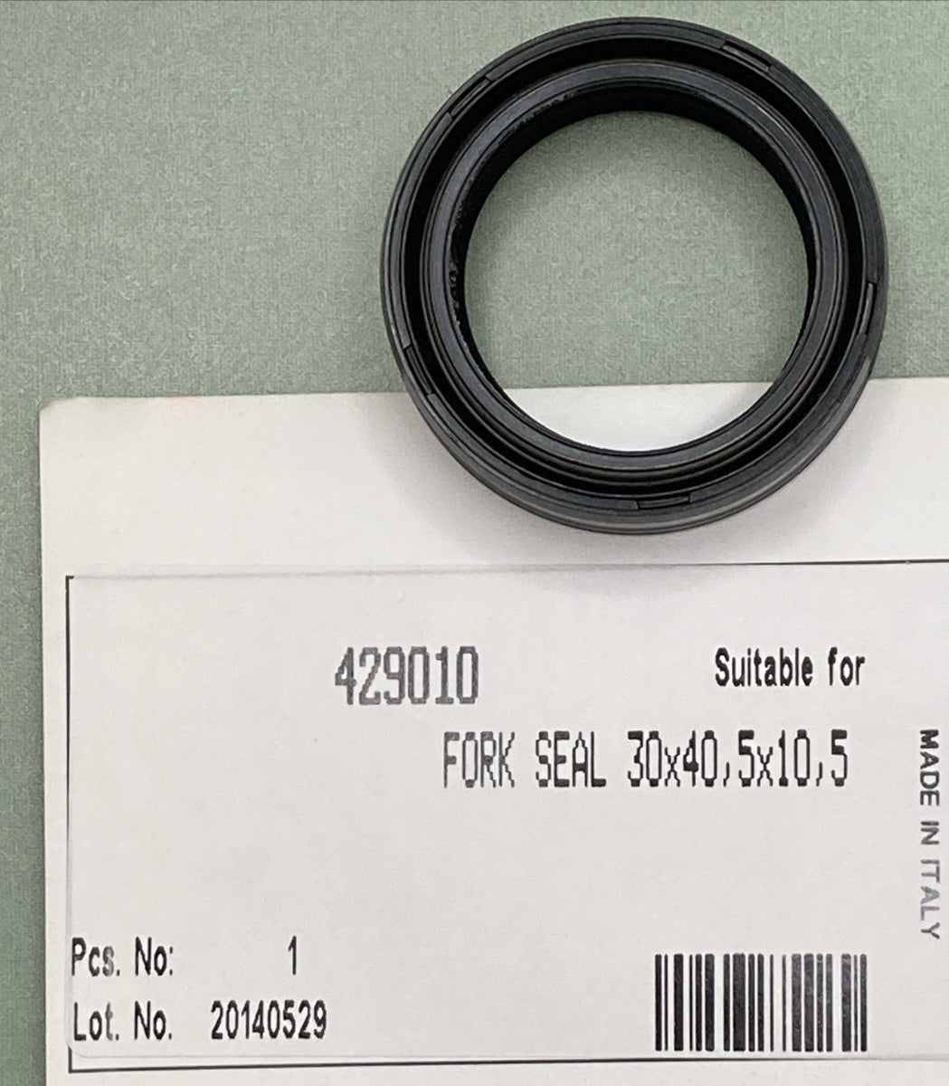 NEW GENUINE BIKEMASTER 429010 FORK SEAL 30X40.5X10.5