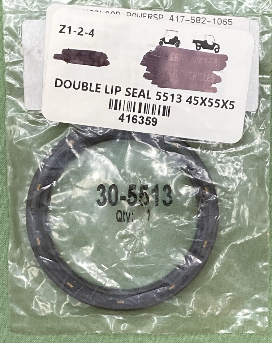 NEW ALL BALLS 30-5513 DOUBLE LIP SEAL 45X55X5