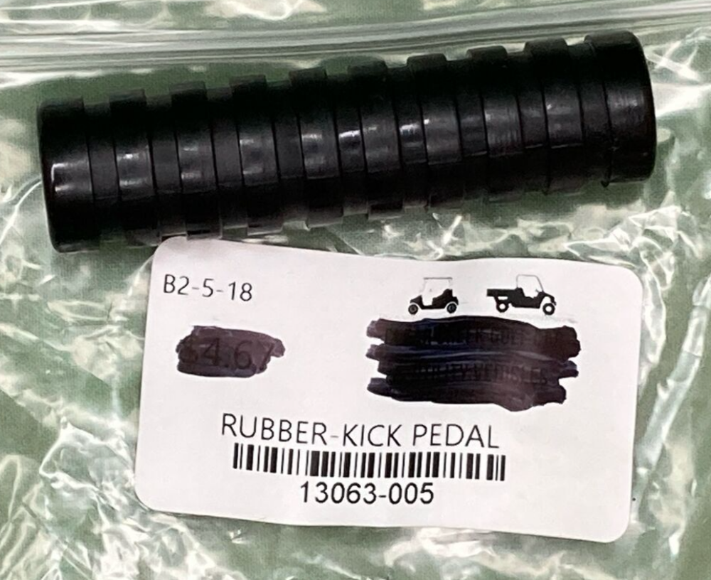 NEW REPLACES KAWASAKI 13063-005 RUBBER-KICK PEDAL