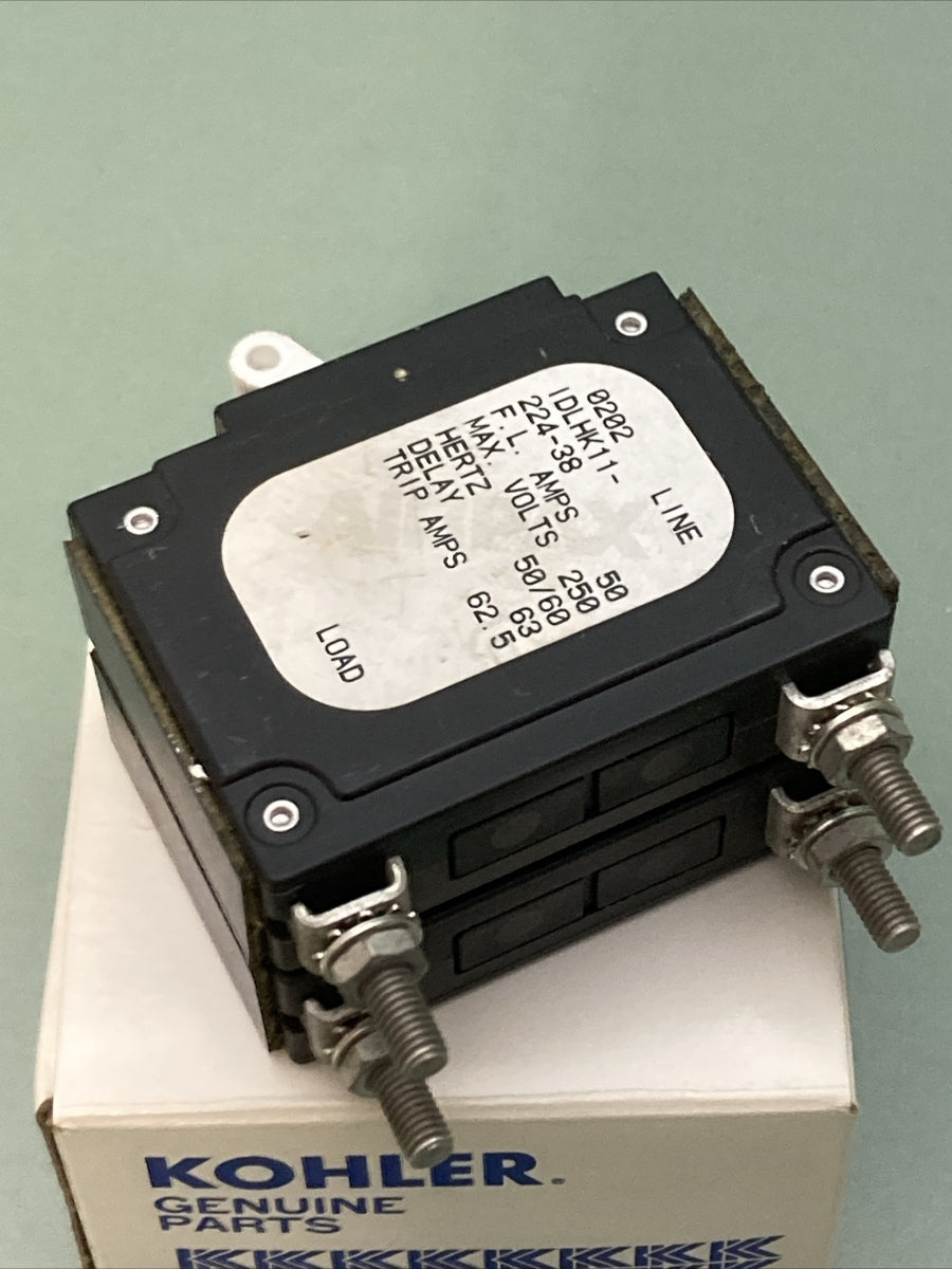NEW GENUINE KOHLER X-506-38 CIRCUIT BREAKER - 50 A - 250 V - 2 POLE