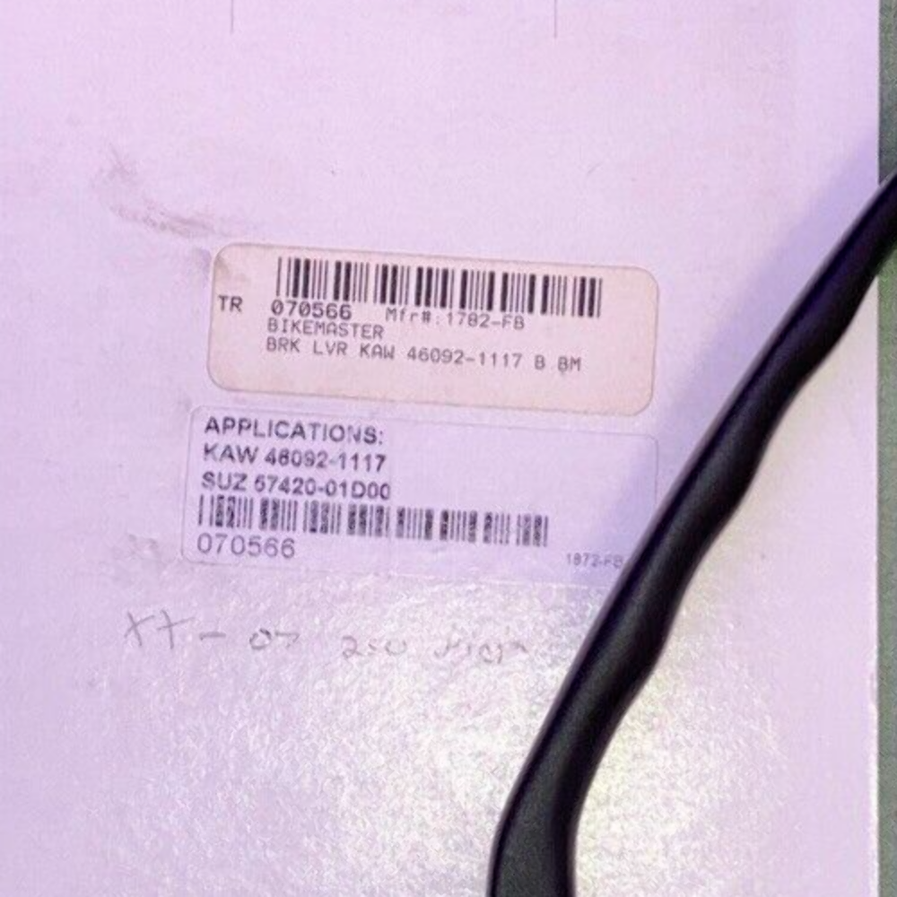 NEW BIKEMASTER 070566 BRAKE LEVER KAWASAKI 46092-1117 SUZUKI 57420-01D00