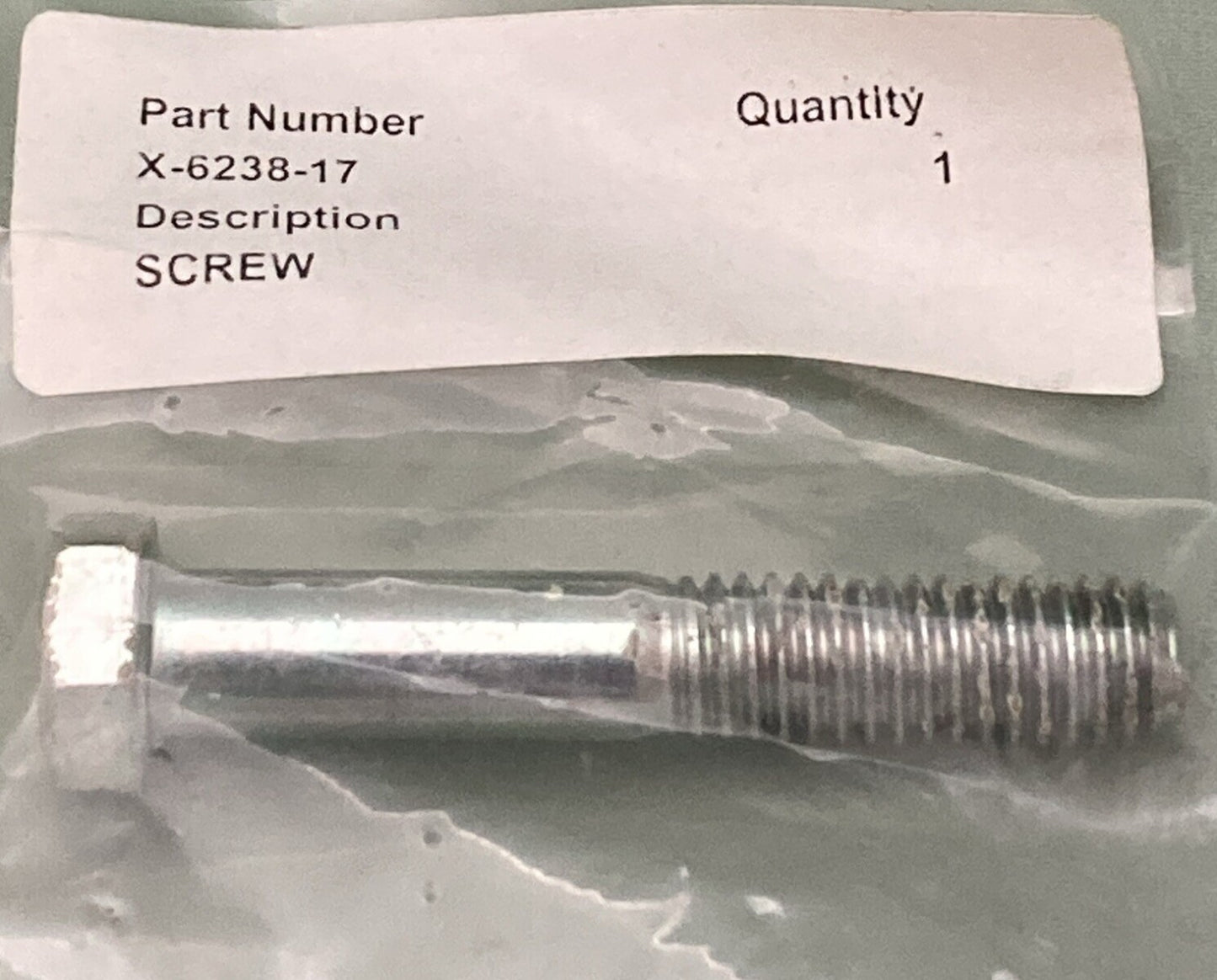 NEW REPLACES KOHLER X-6238-17 BOLT - HEX CAP (EXP)