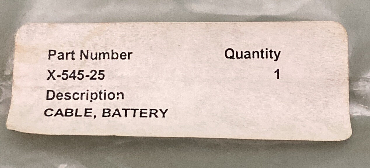 NEW REPLACES KOHLER X-545-25 CABLE - BATTERY (NO.6 X 18") RED+