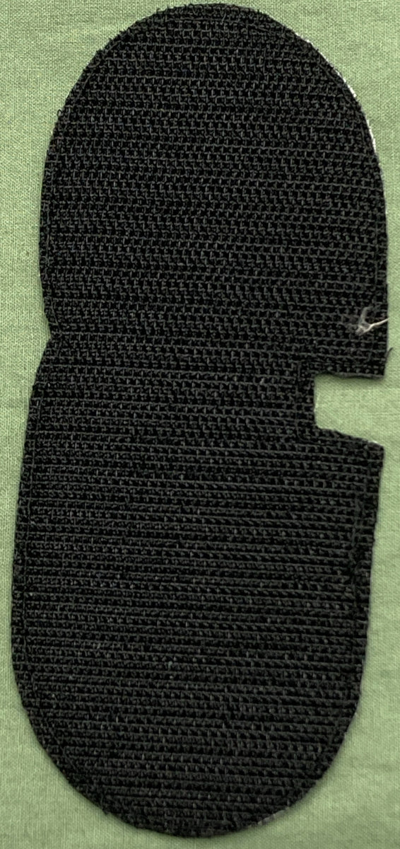 NEW AMERICAN KARGO 3550-0230 EMBROIDERED HOOK-VEL PATCH 5.25" #3 ORANGE, BLACK