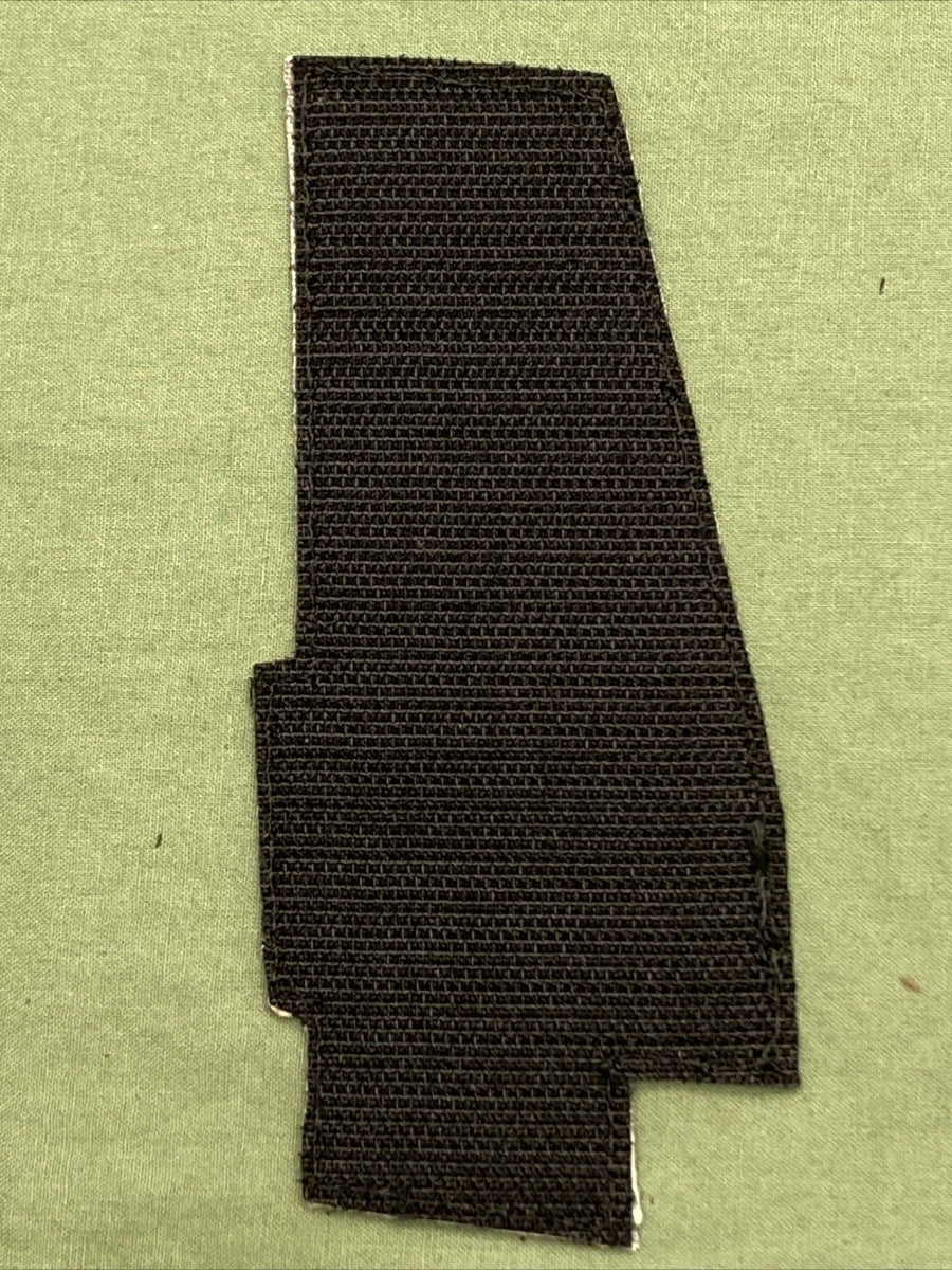 NEW AMERICAN KARGO 3550-0241 EMBROIDERED HOOK-VEL PATCH 5.25" #4 BLUE, BLACK