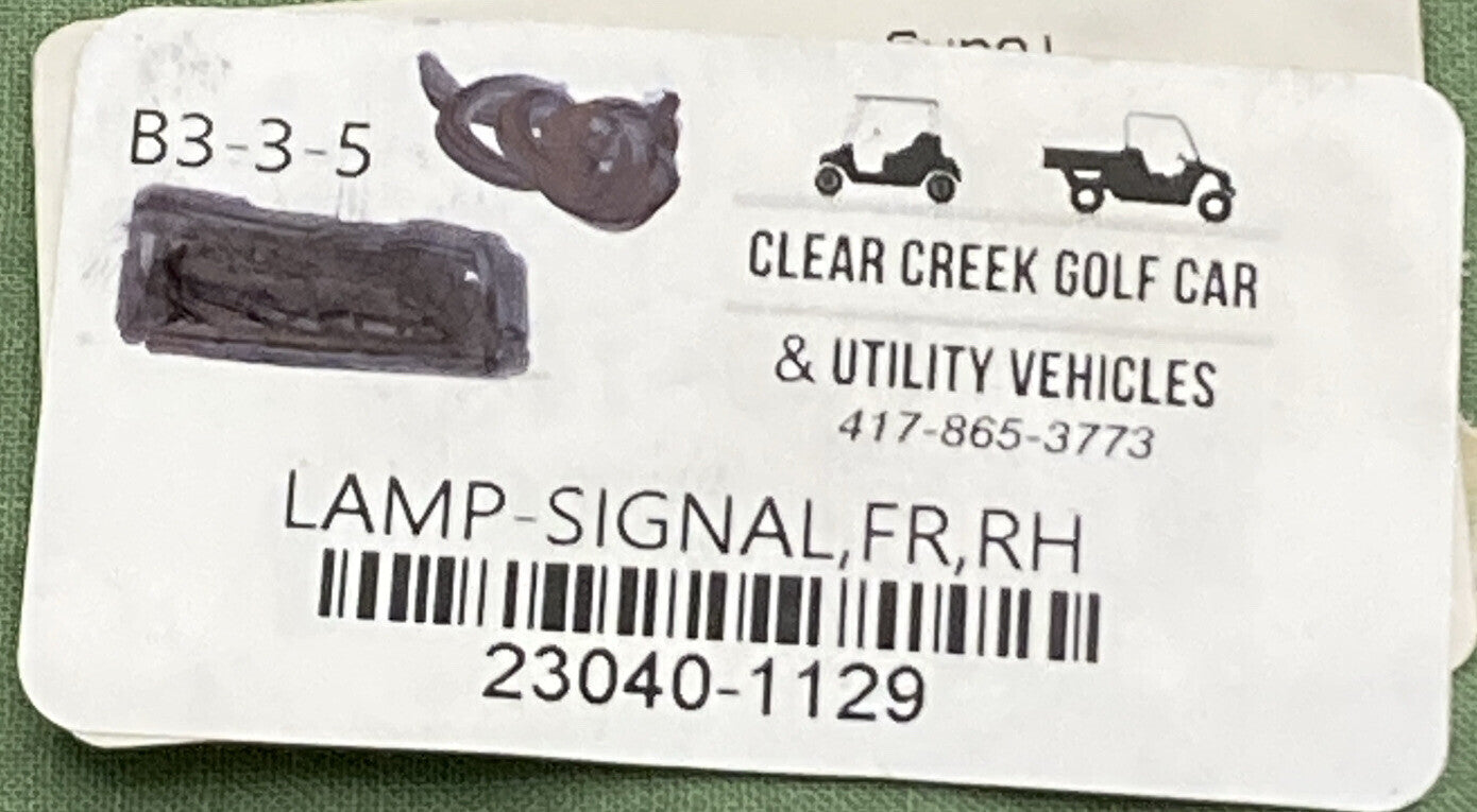 NEW REPLACES KAWASAKI 23040-1129 Lamp - Signal, Fr, Rh