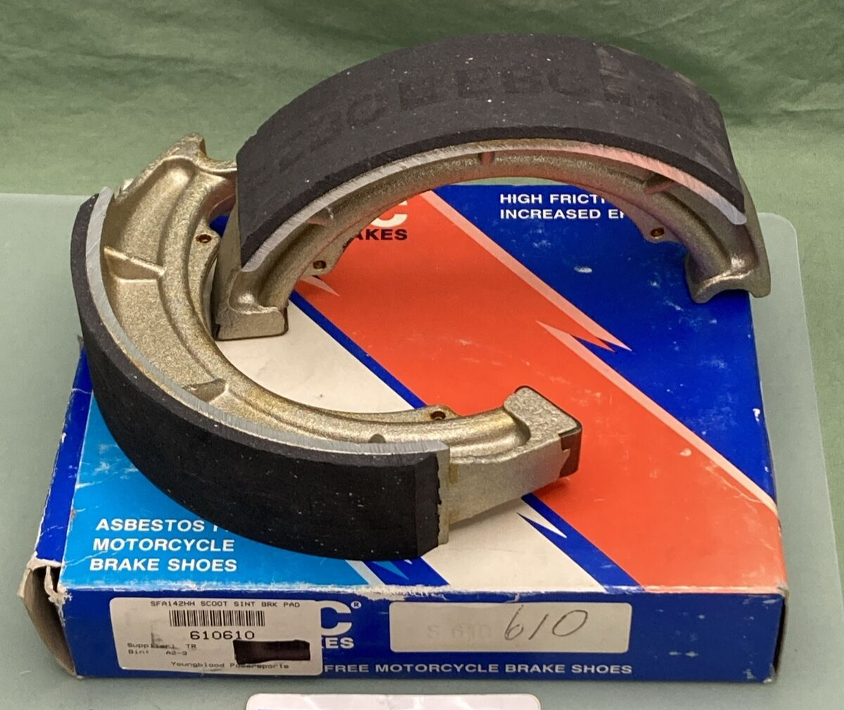 NEW EBC BRAKES S610 BRAKE SHOES MOTORCYCLE