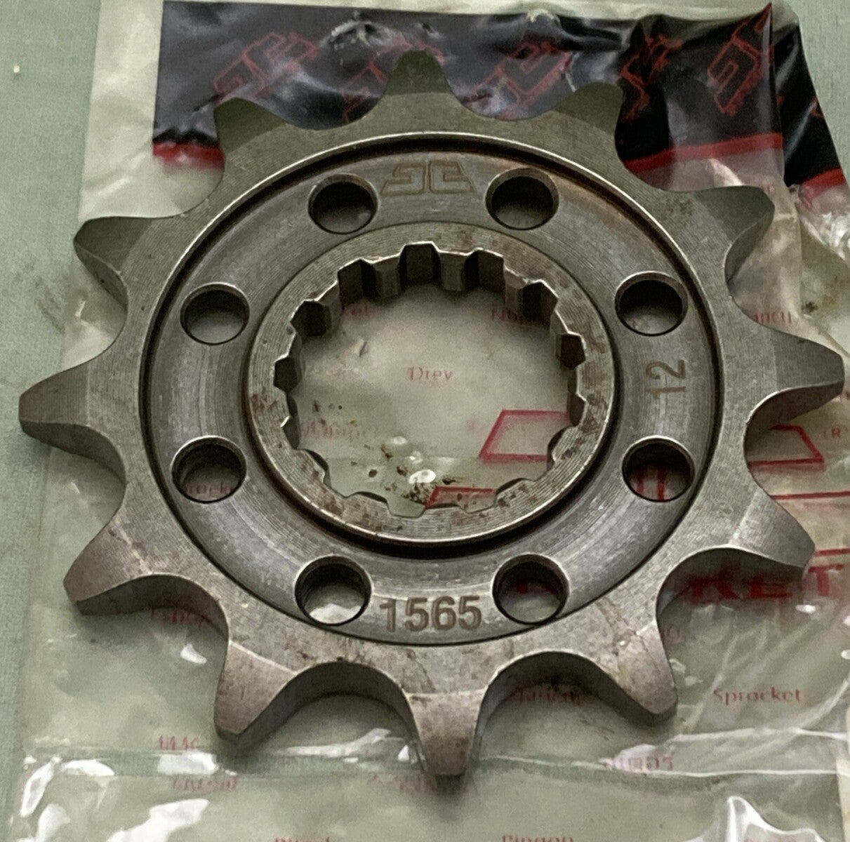 NEW GENUINE JT JTF1565.12 FRONT DRIVE SPROCKET, 12T SUPERCEDES 1565, 55-156512