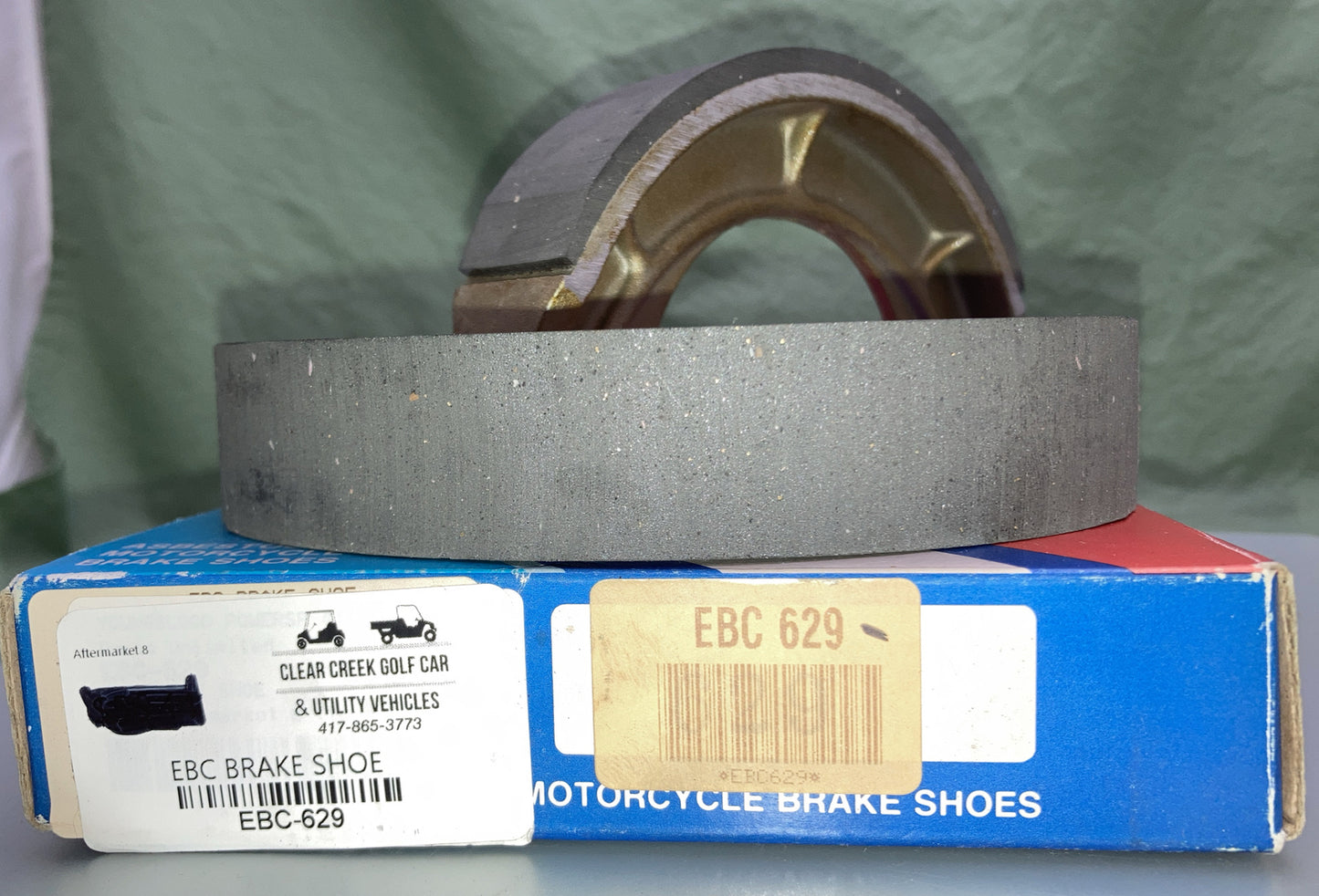 NEW EBC EBC629 BRAKE SHOES WITH SPRING SET