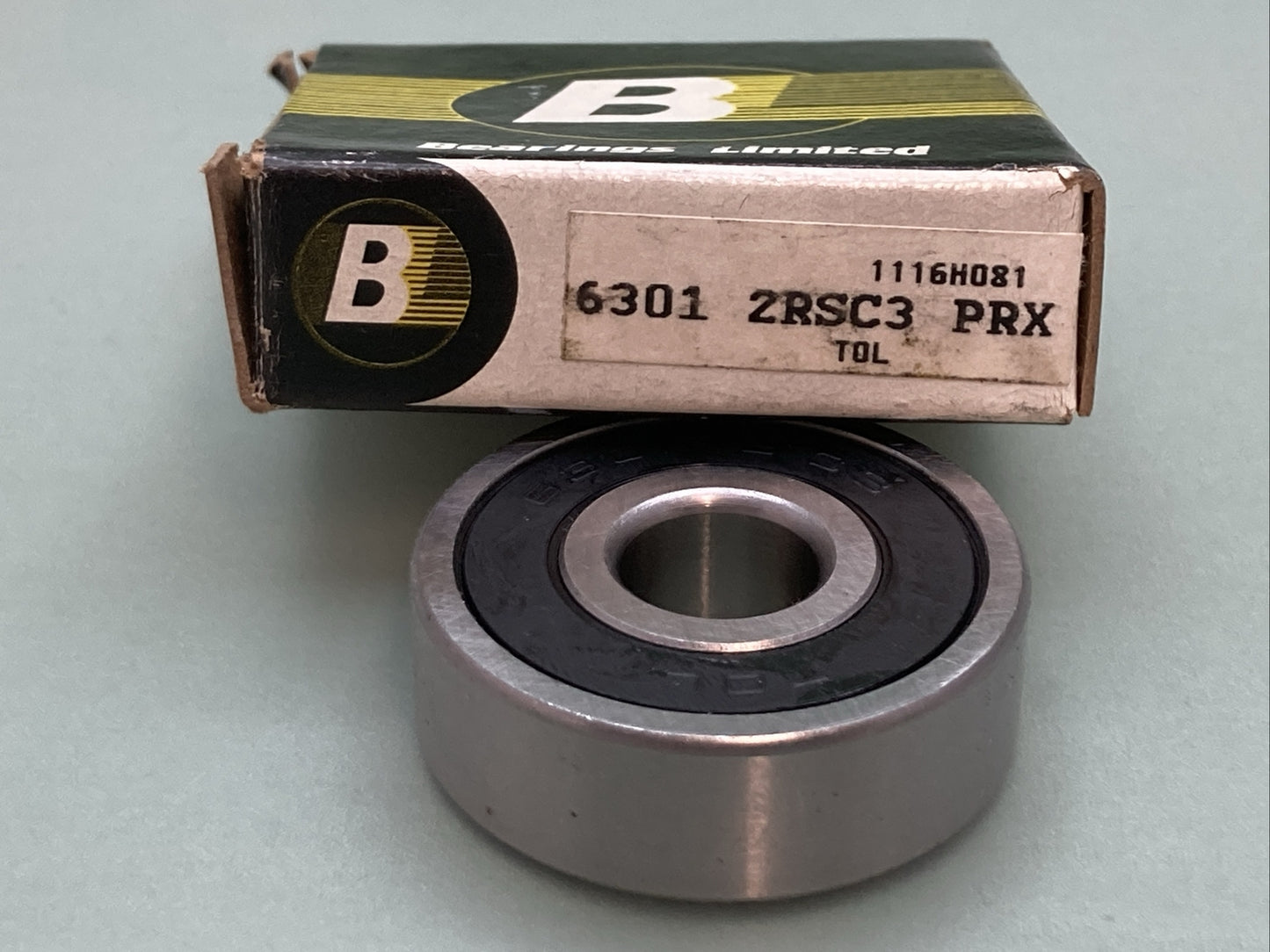 QTY 2 NEW BEARINGS LIMITED 6301-2RSC3 PRX DBL SEALED BEARING