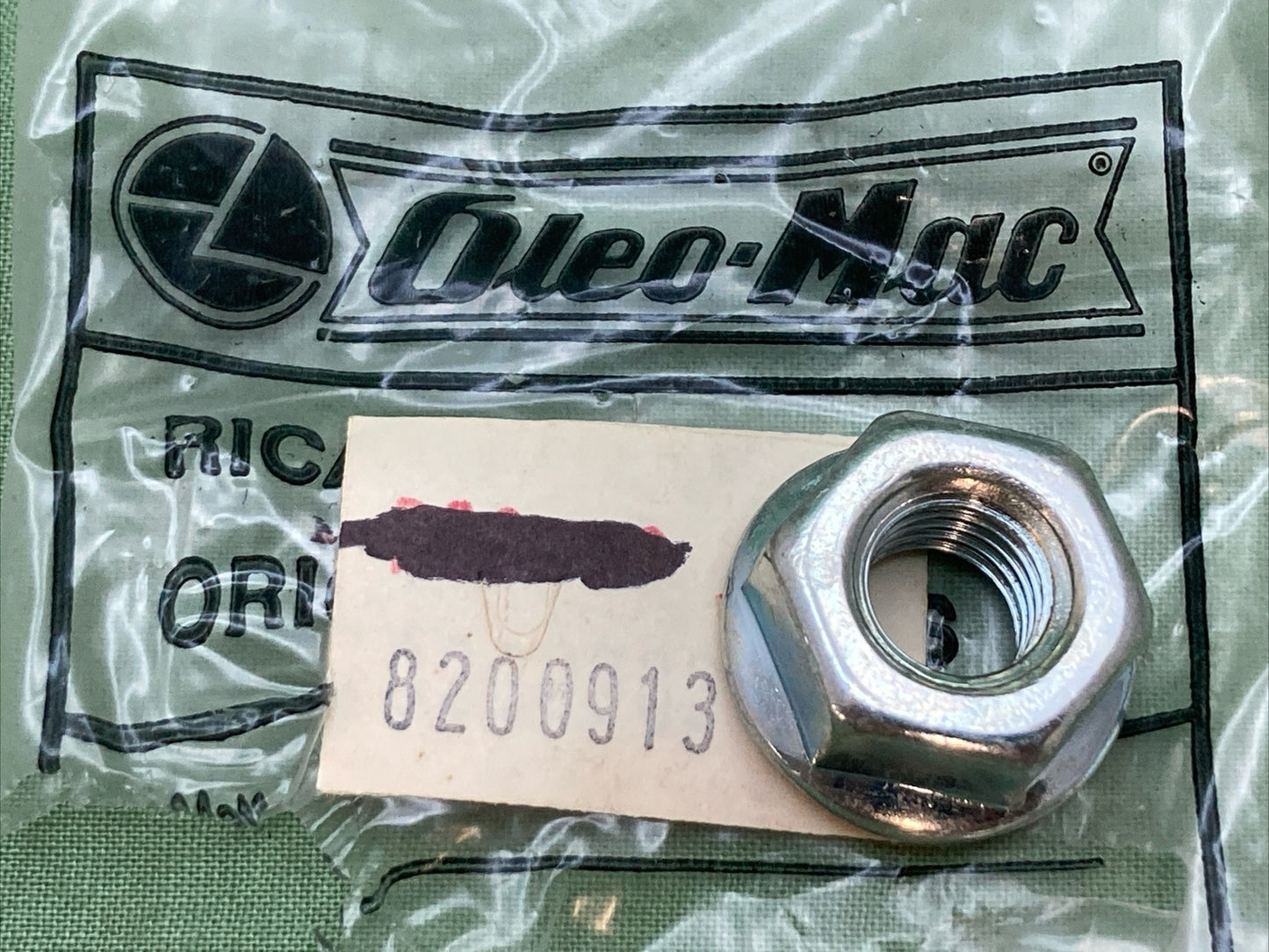 NEW GENUINE OLEO MAC CHAINSAW 8200913 NUT