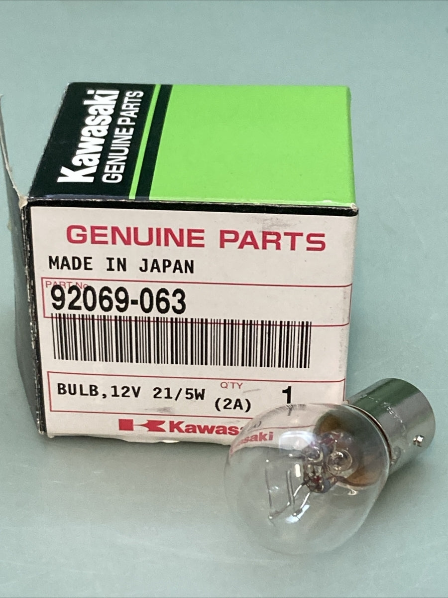 NEW GENUINE KAWASAKI 92069-063 BULB 12V 21/5W