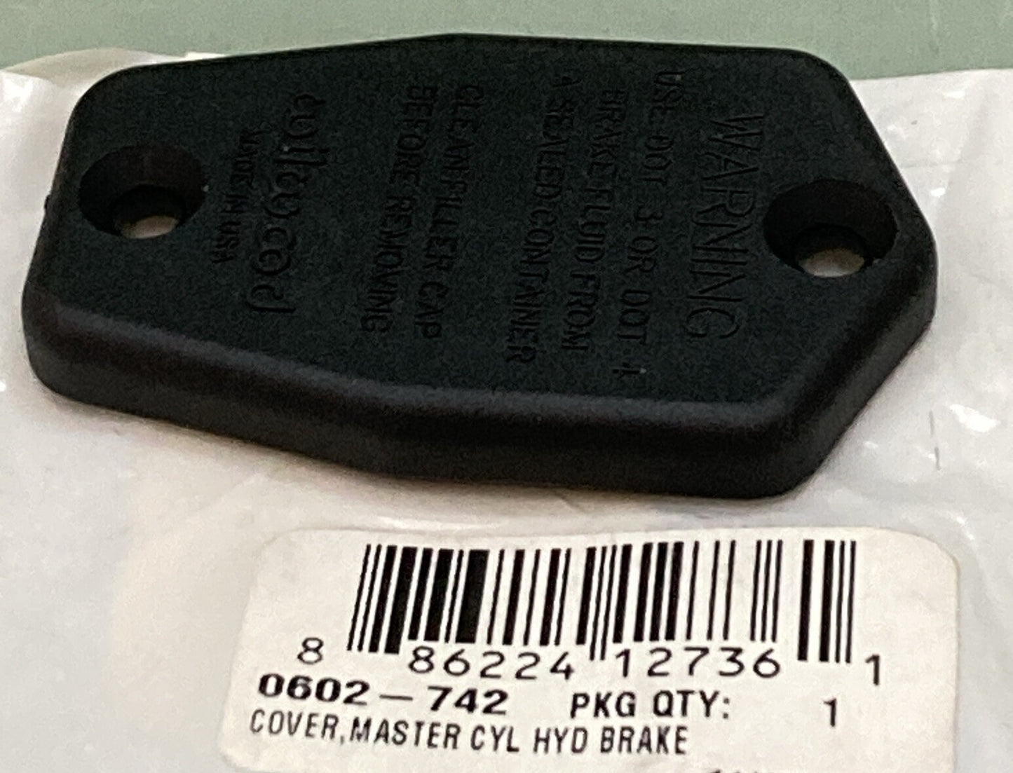 NEW REPLACES ARCTIC CAT 0602-742 COVER, MASTER CYLINDER HYDRAULIC BRAKE