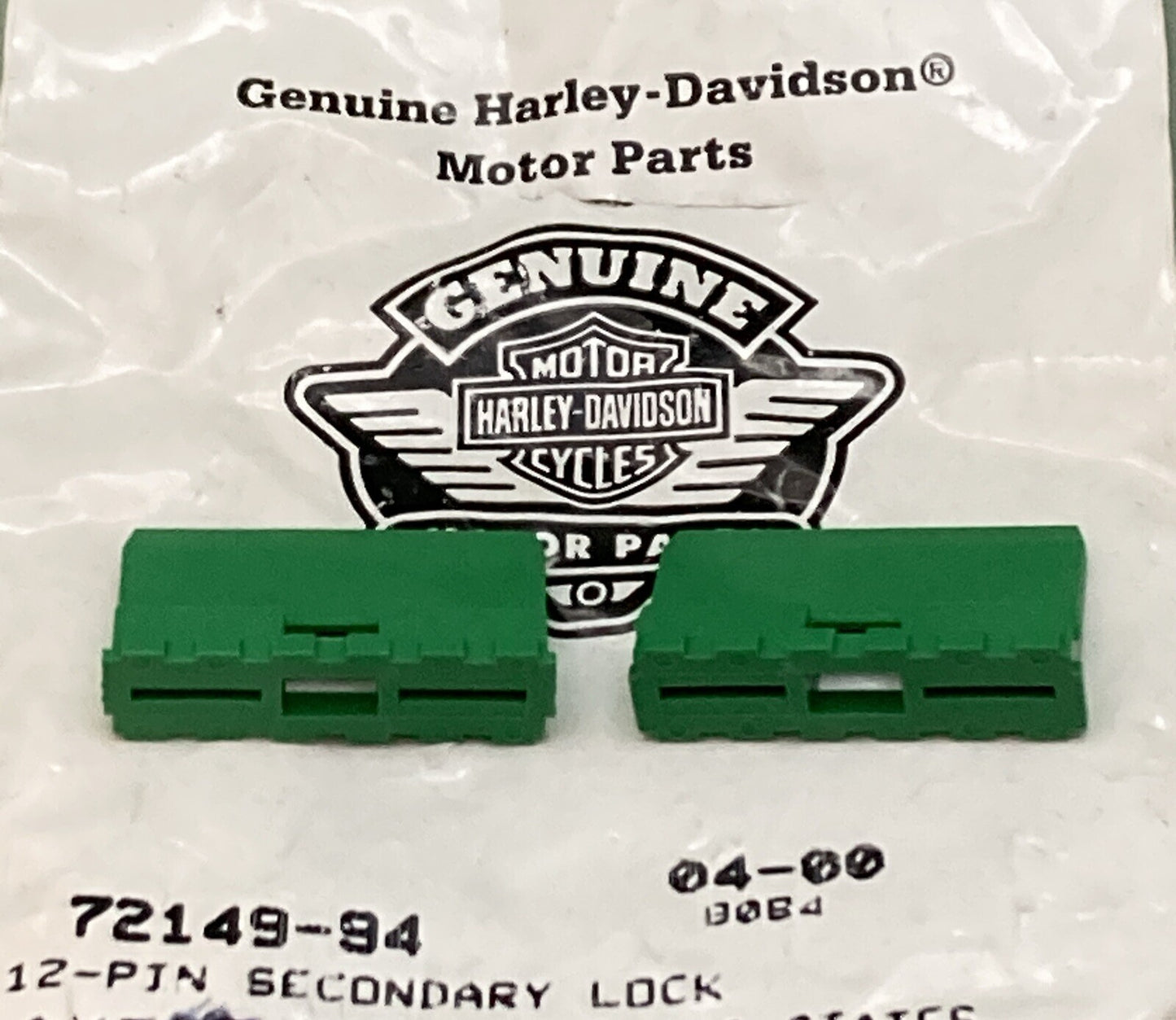 QTY 2 NEW GENUINE HARLEY DAVIDSON 72149-94 12-PIN SECONDARY LOCK