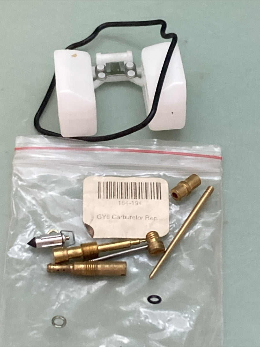 NEW 164-194 GY6 CABURETOR REPAIR KIT FOR SMALL ENGINES