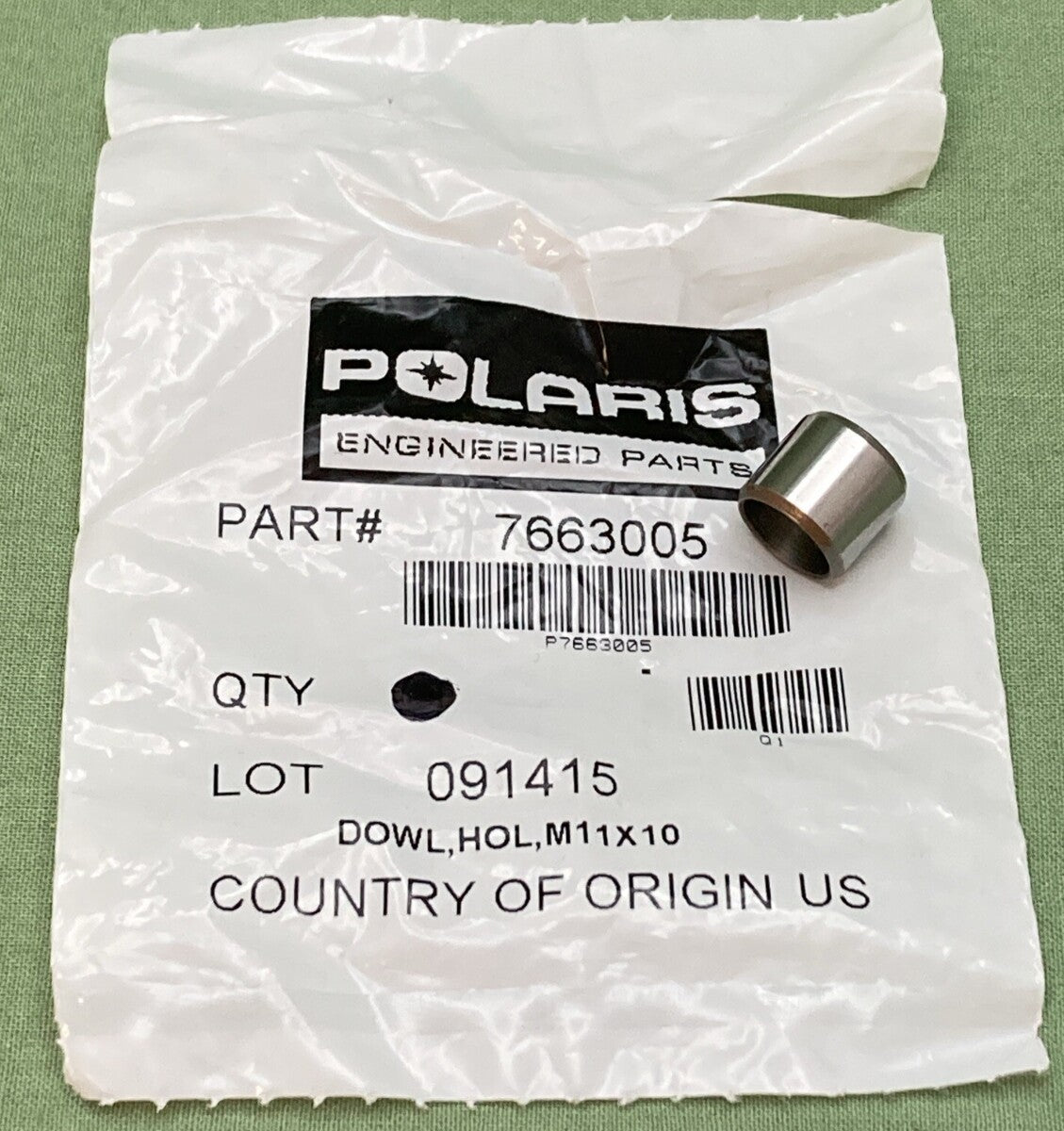 NEW GENUINE POLARIS 7663005 DRIVE TRAIN Dowl, Hol, M11X10