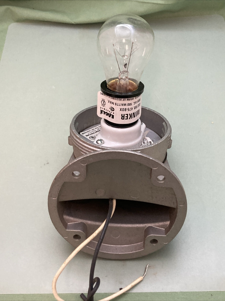 NEW SUNLITE 41368-SU Vaporproof Industrial Jar Fixture, Wall Mount