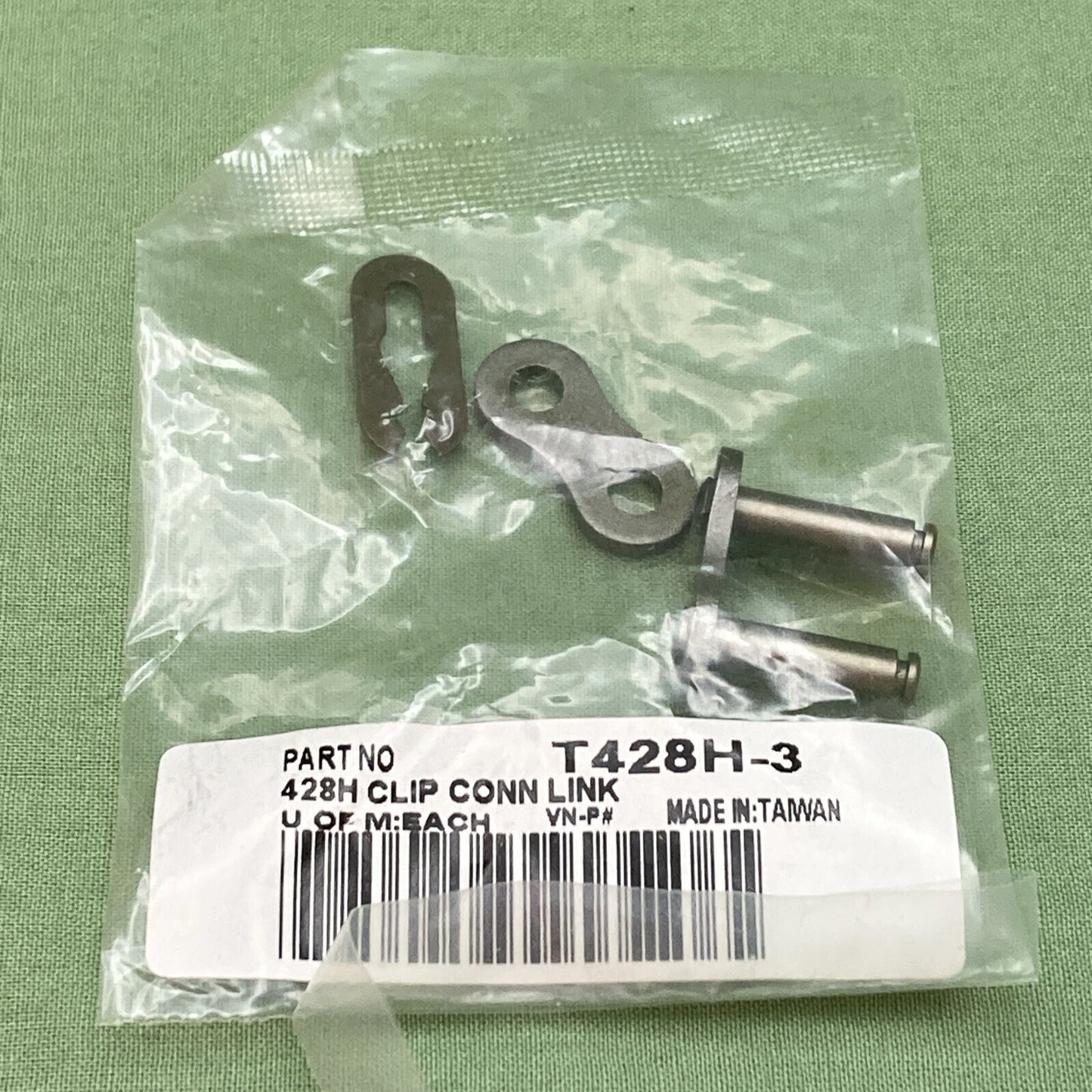 NEW REPLACES PARTS UNLIMITED T428H-3 428H CLIP CONNECTING LINK
