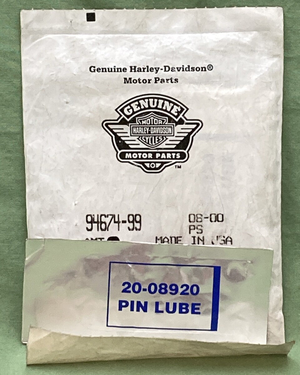 QTY 6 NEW GENUINE HARLEY DAVIDSON 94674-99 BRAKE PIN GREASE