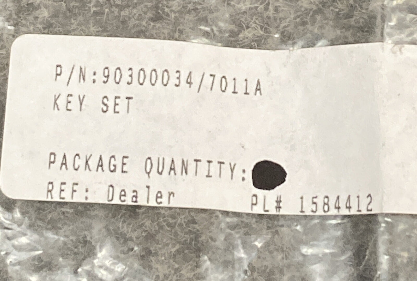 NEW REPLACES HARLEY DAVIDSON 90300043/7011A KEY SET