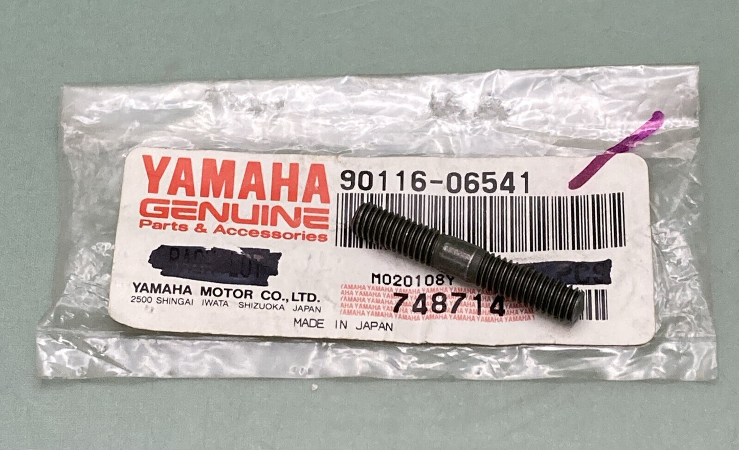 NEW GENUINE YAMAHA 90116-06541 CYLINDER HEAD Bolt, Stud