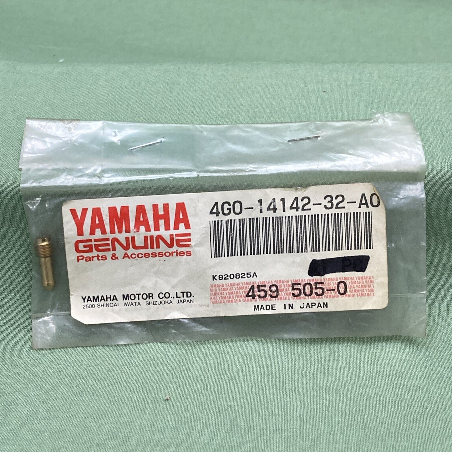 NEW GENUINE YAMAHA 4G0-14142-32-A0 CARBURETOR Jet, Pilot ( 325)