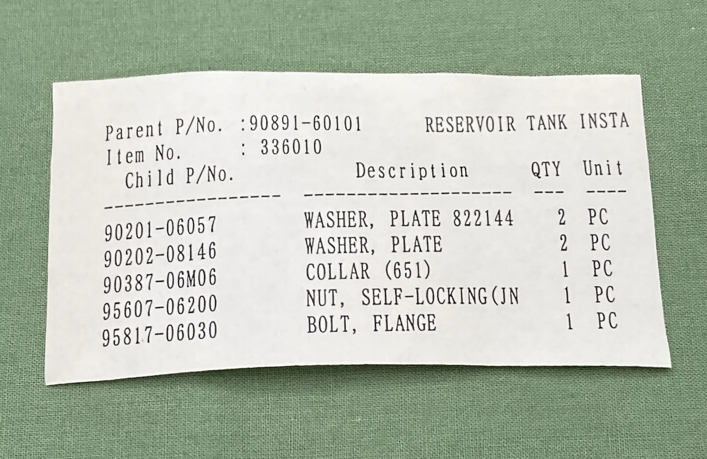 NEW GENUINE YAMAHA 90891-60101 Rear Brake Reservoir Damper Kt