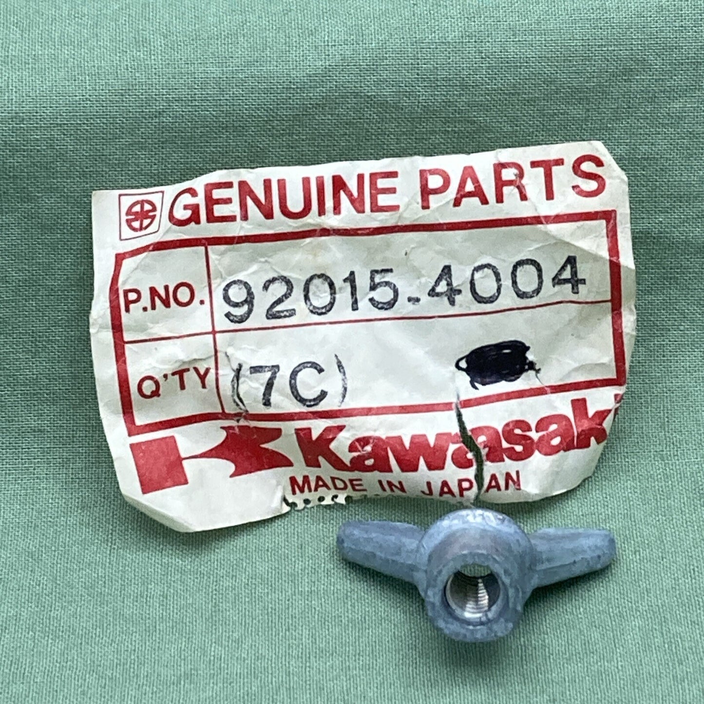 NEW GENUINE KAWASAKI 92015-4004 BRAKE PEDAL Nut, Wing, 6M/M