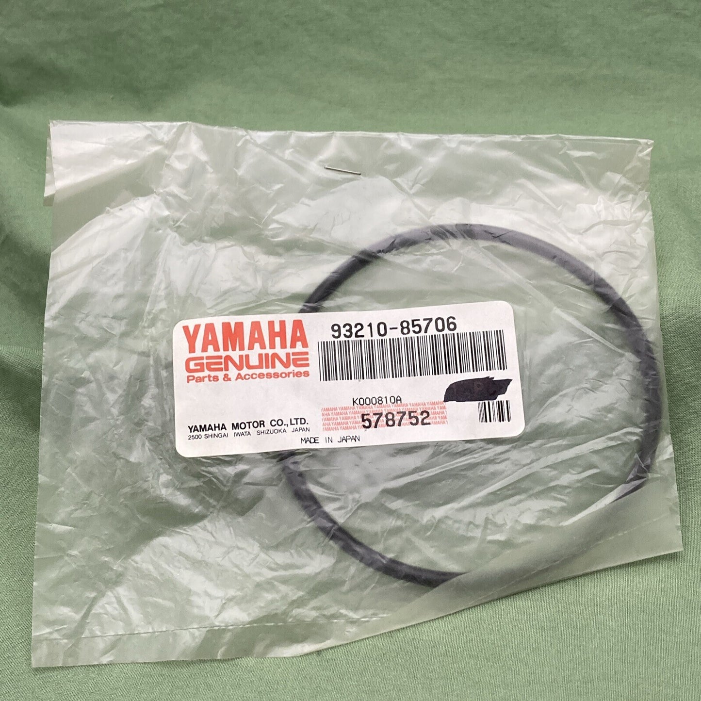 NEW GENUINE YAMAHA 93210-85706 DRIVE SHAFT O-RING