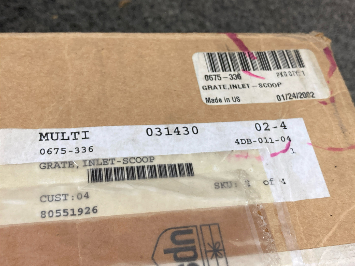 New GENUINE ARTIC CAT 0675-336 GRATE, INLET-SCOOP