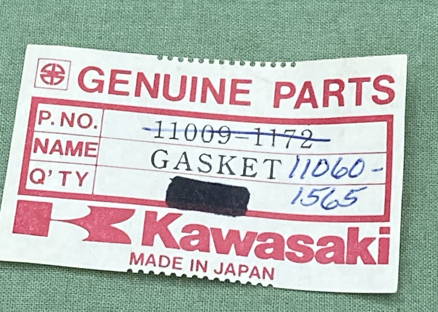 NEW GENUINE KAWASAKI 11060-1565 Gasket, L.h Eng, Cover