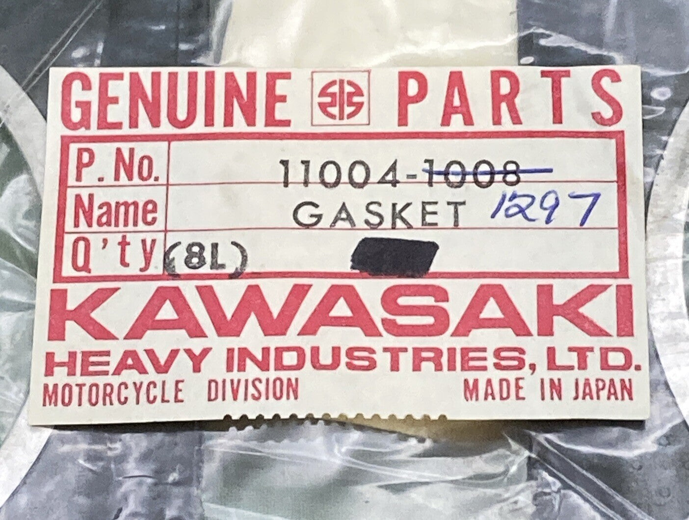 NEW GENUINE KAWASAKI 11004-1297 GASKET HEAD CYLINDER