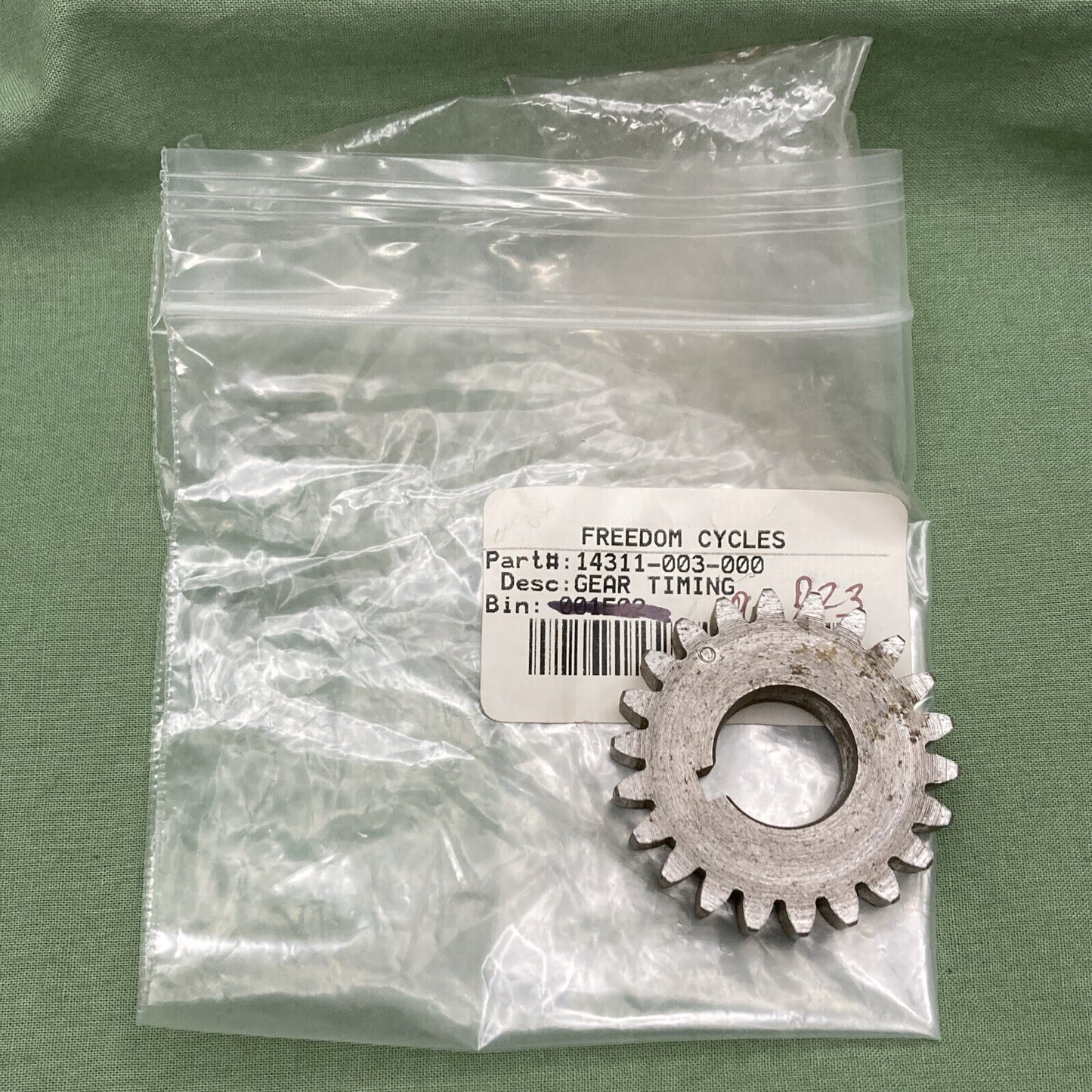 NEW REPLACES HONDA 14311-003-000 GEAR, TIMING