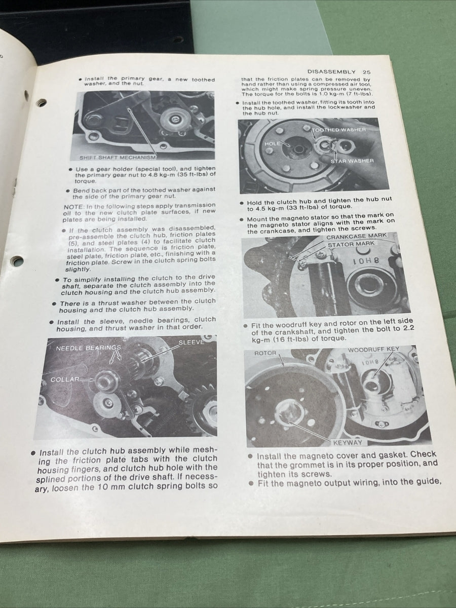 GENUINE KAWASAKI 99963-0029-01 OWNER'S AND SERVICE MANUAL KDX400-A2