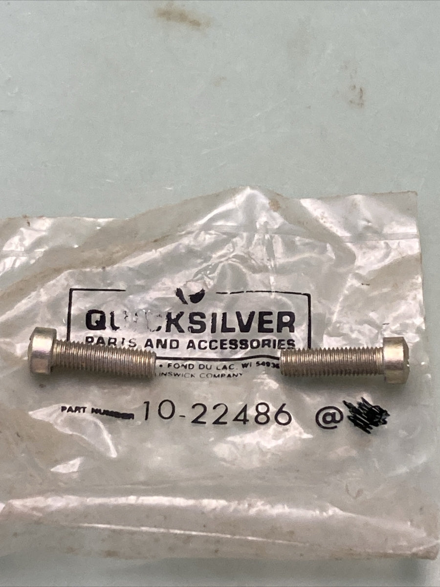 QTY 2 NEW GENUINE MERCURY QUICKSILVER 10-22486 SCREW