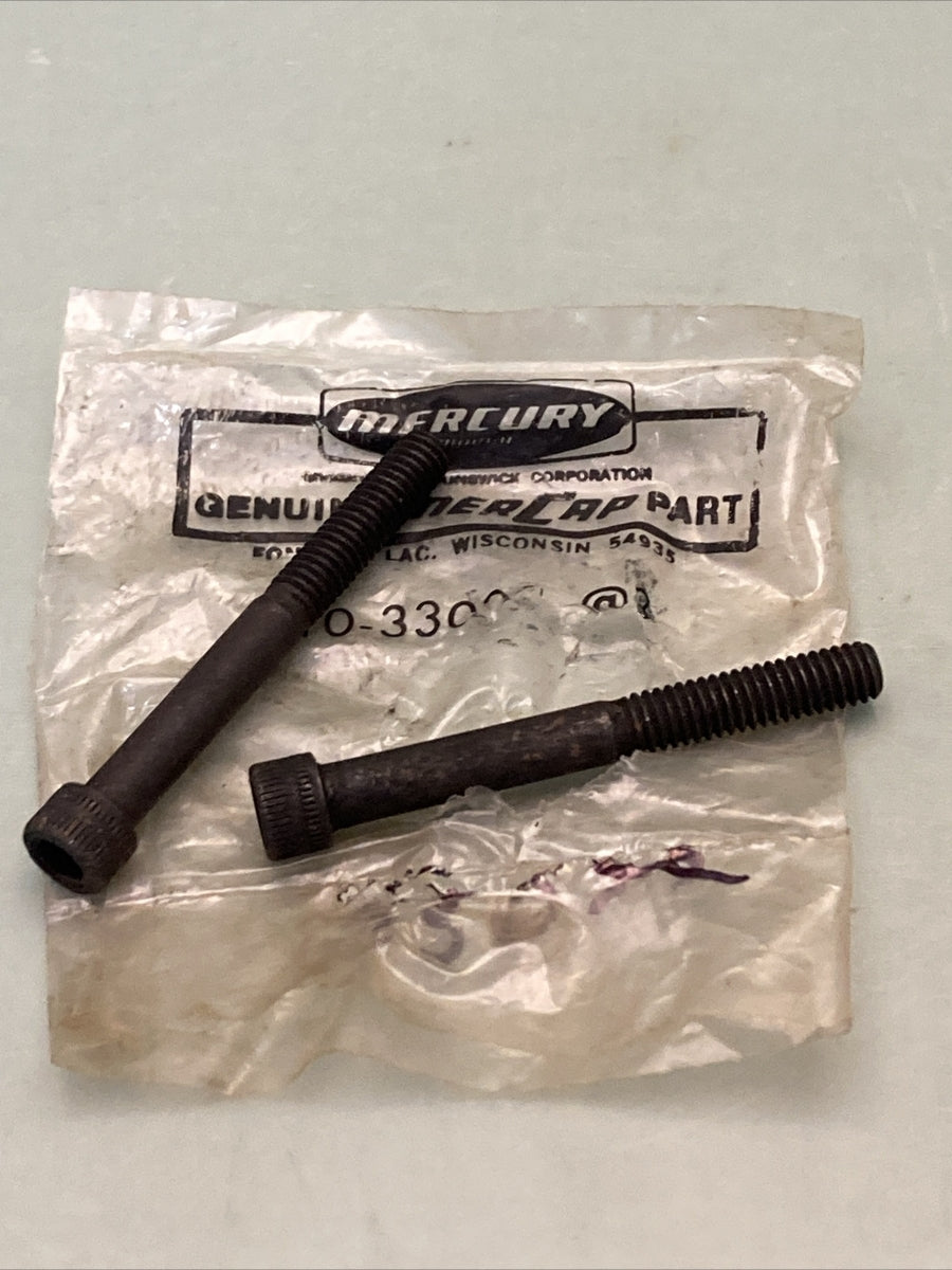 QTY 2 NEW GENUINE MERCURY QUICKSILVER 10-33022 SCREW