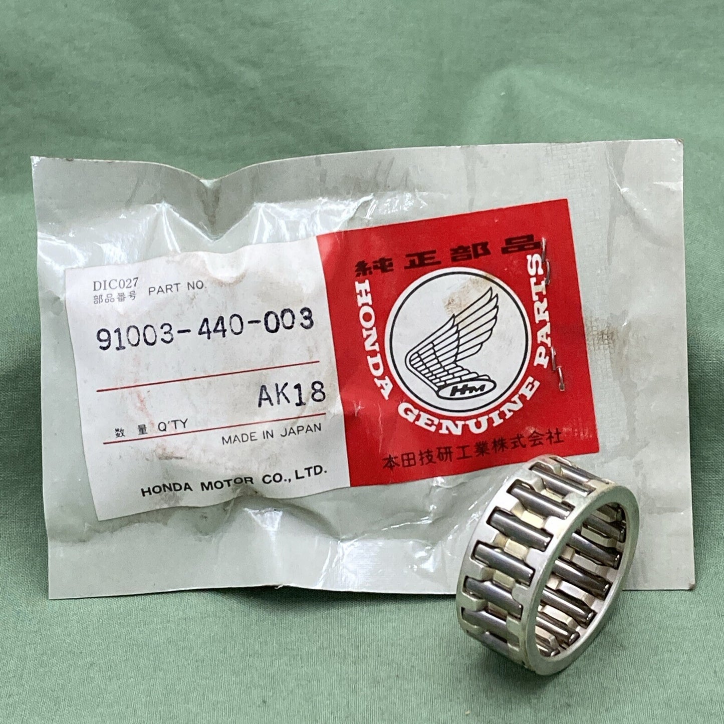 NEW GENUINE HONDA 91003-440-003 CRANKSHAFT - PISTON Bearing B, Conn Rod