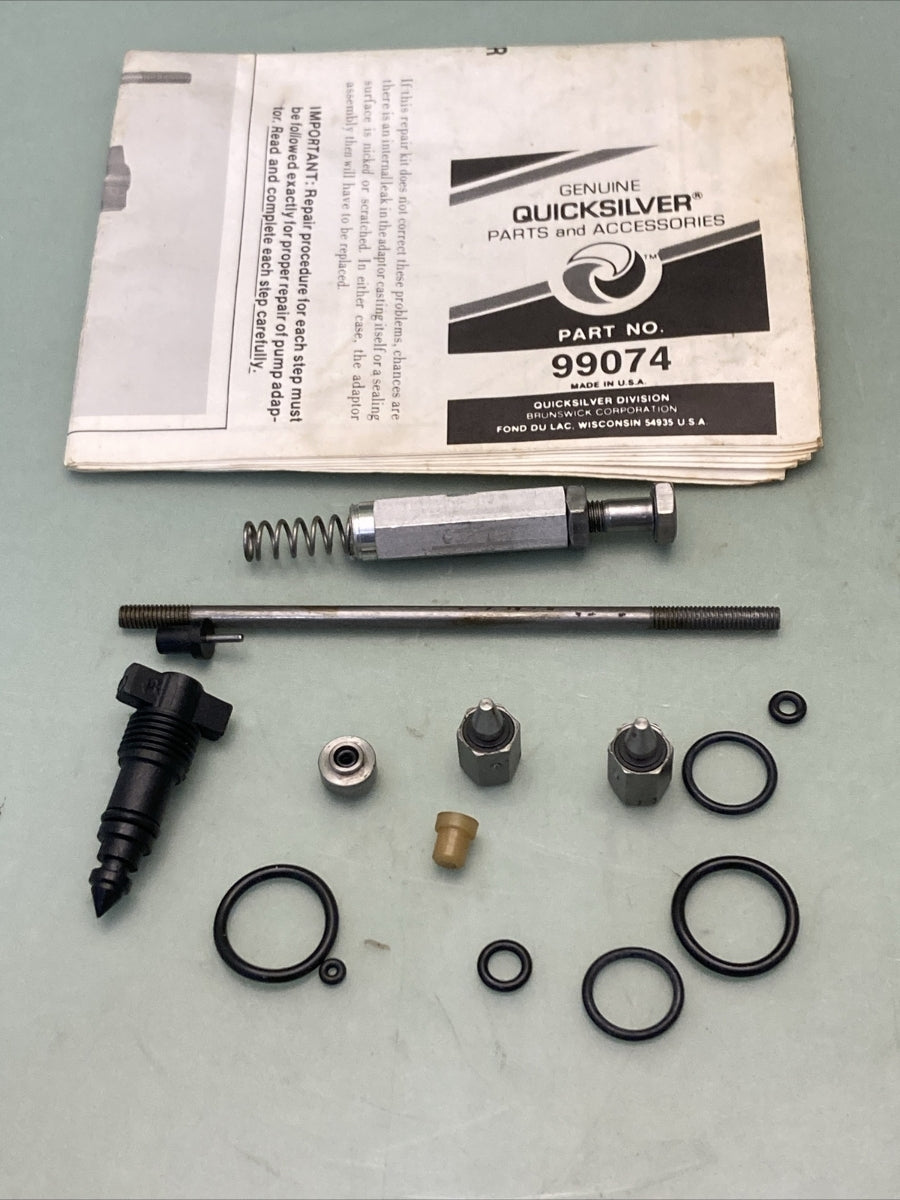 NEW GENUINE MERCURY QUICKSILVER 99074 TRIM PUMP ADAPTER REPAIR KIT
