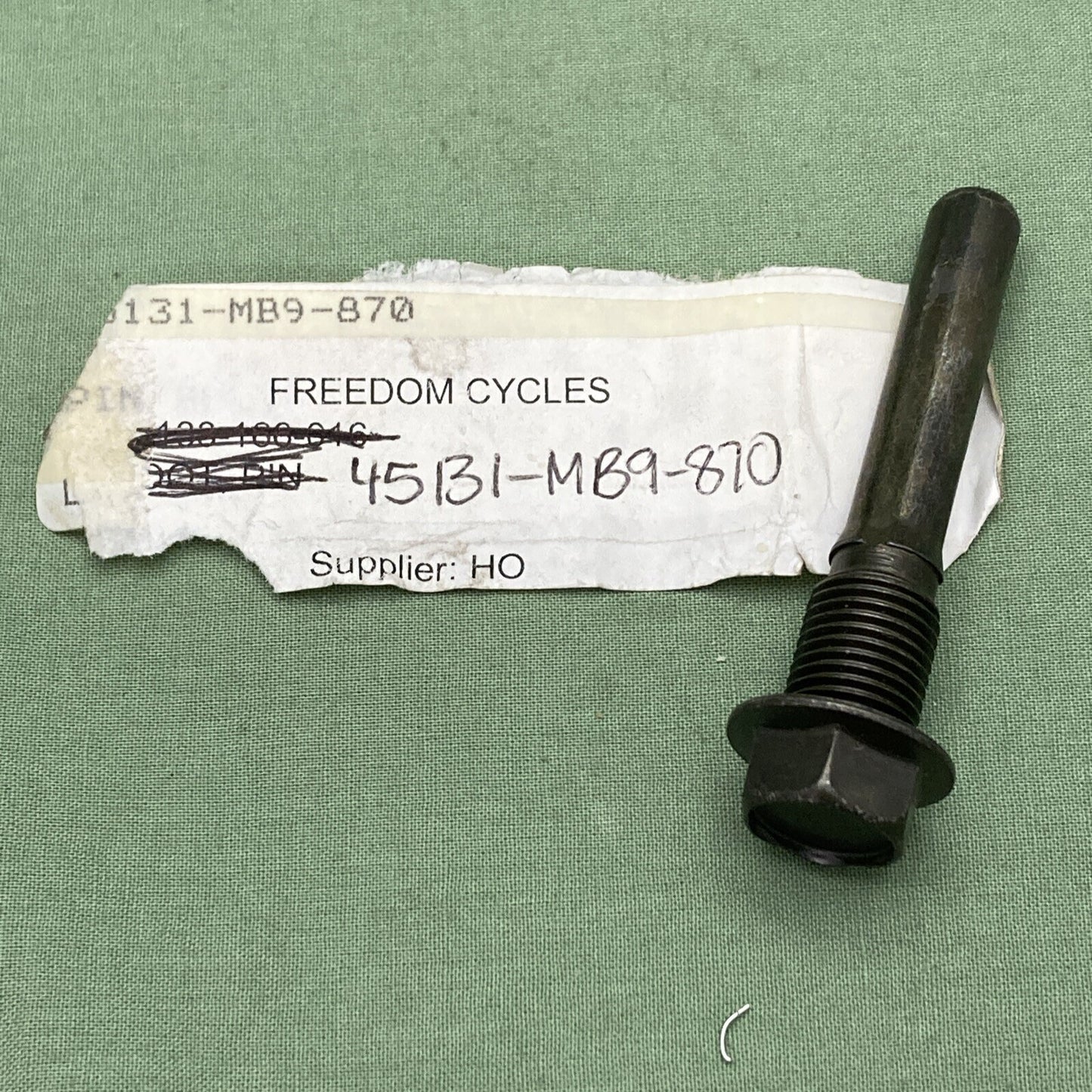NEW REPLACES HONDA 45131-MB9-870 BOLT, PIN
