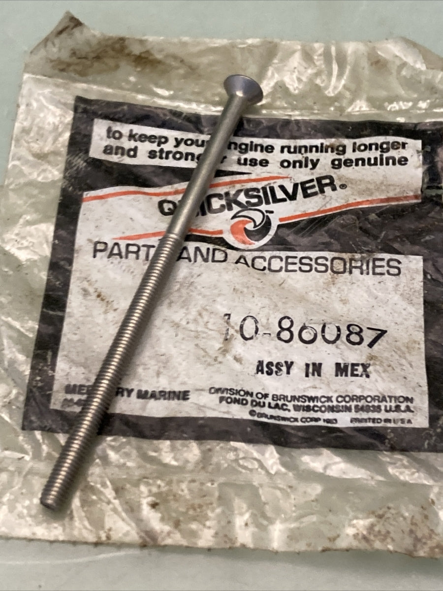 QTY 2 NEW GENUINE MERCURY QUICKSILVER 10-86087 SCREW
