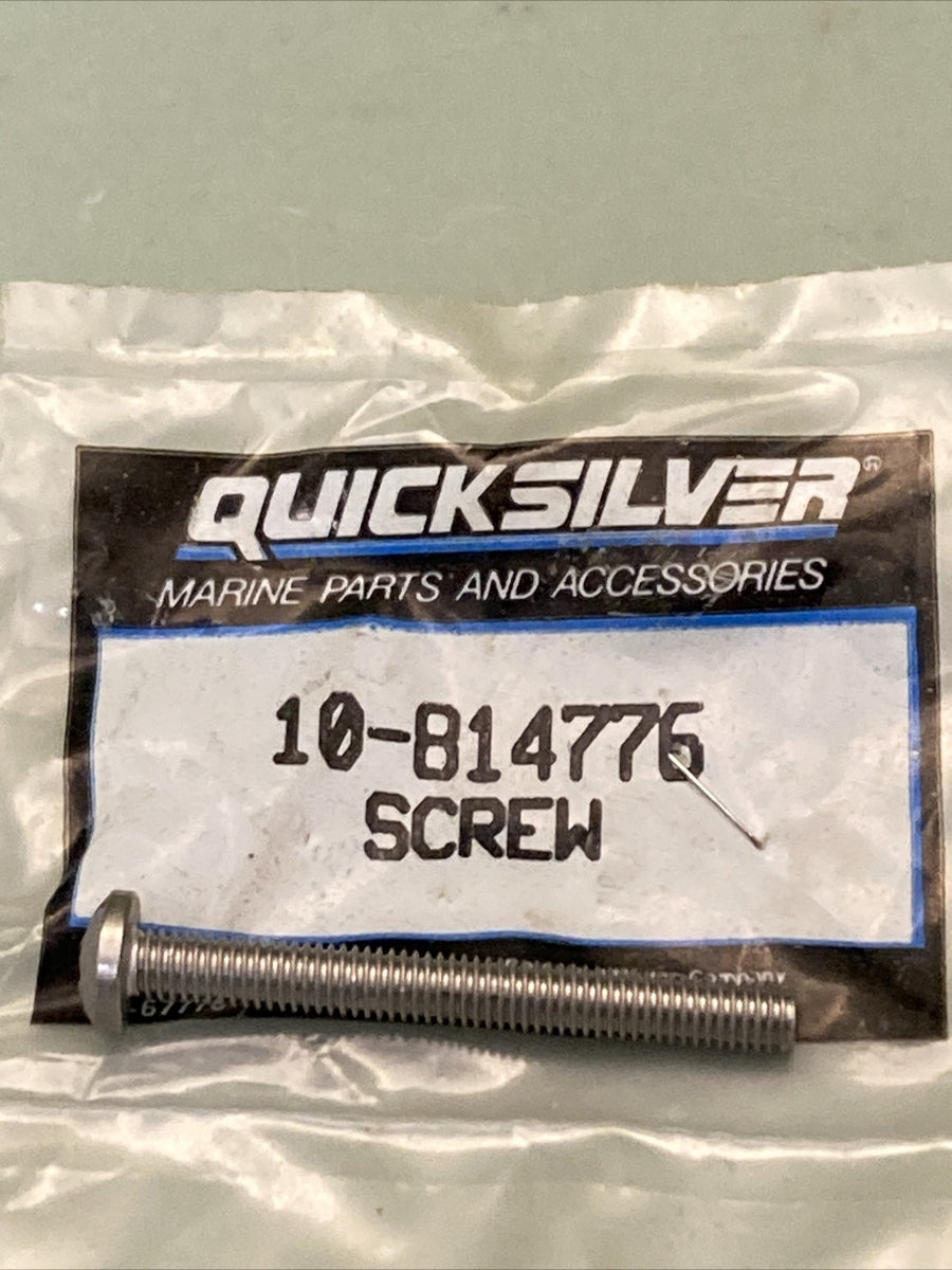QTY 2 NEW GENUINE MERCURY QUICKSILVER 10-814776 SCREW