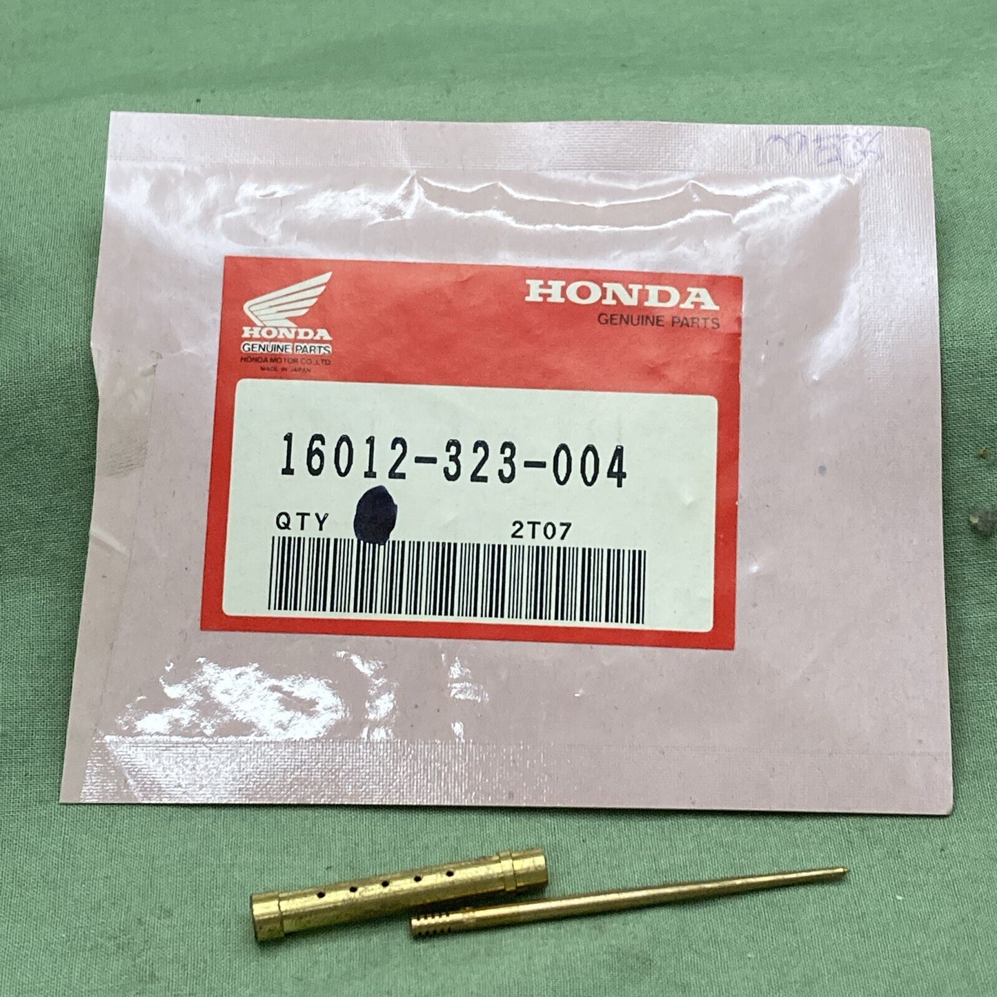 NEW GENUINE HONDA 16012-323-004 CARBURETOR NEEDLE SET, JET