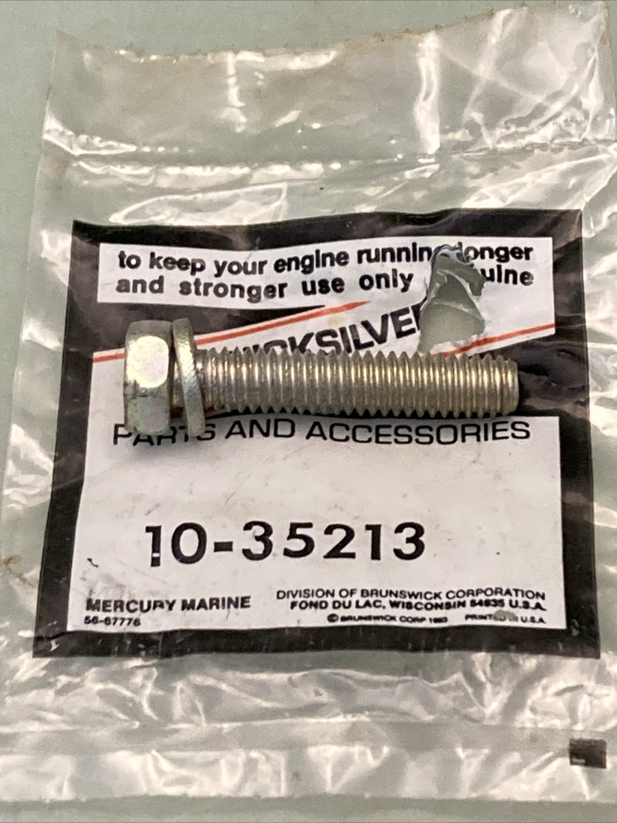 QTY 2 NEW GENUINE MERCURY QUICKSILVER 10-35213 SCREW