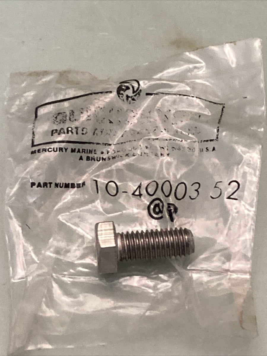 NEW GENUINE MERCURY QUICKSILVER 10-40003 52 SCREW