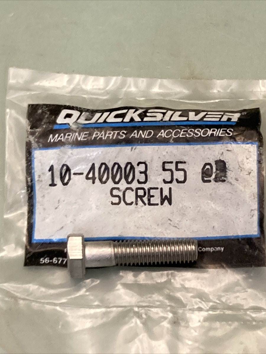 NEW GENUINE MERCURY QUICKSILVER 10-40003 55 SCREW